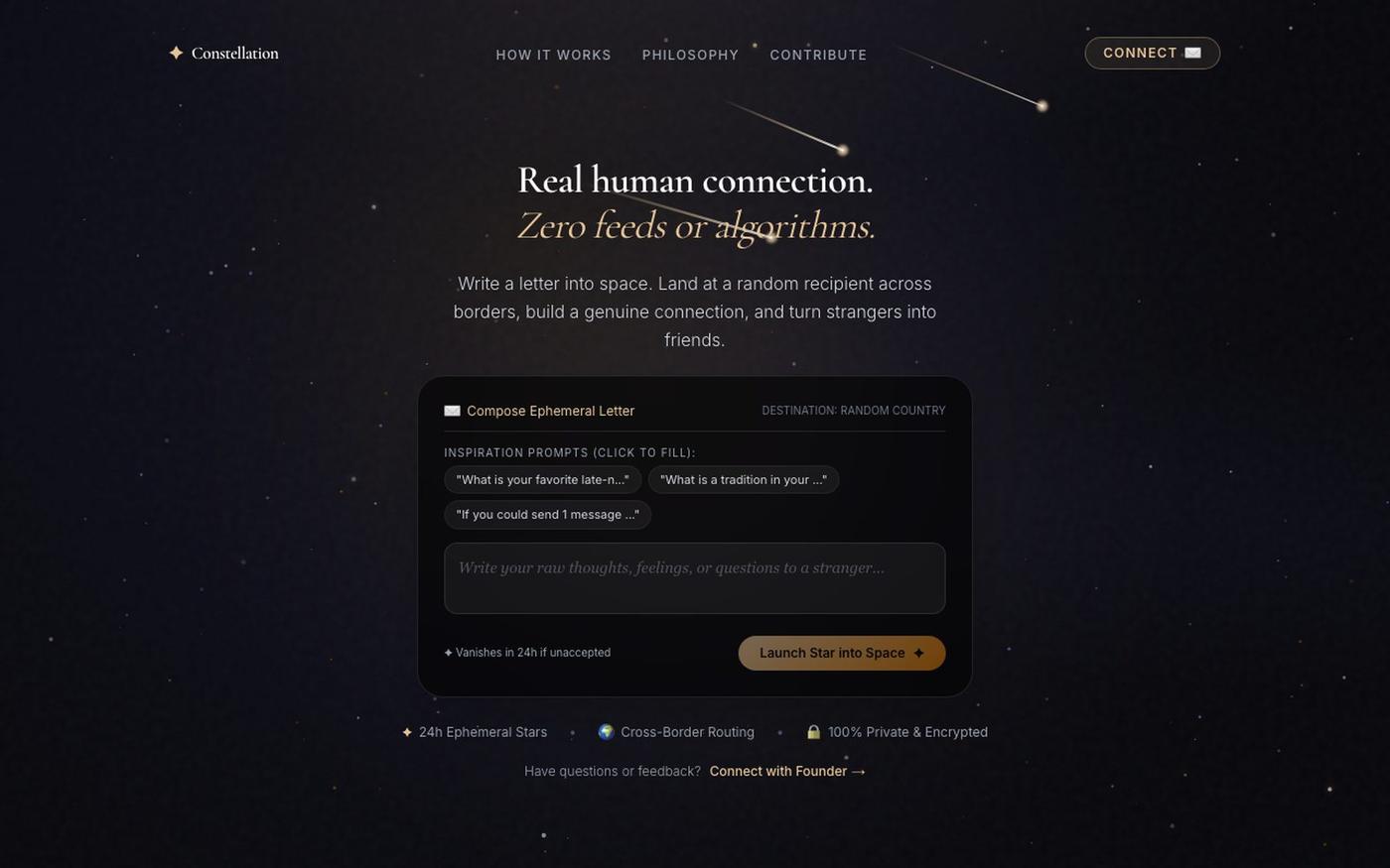 Constellation — Discovery over addiction. — screenshot