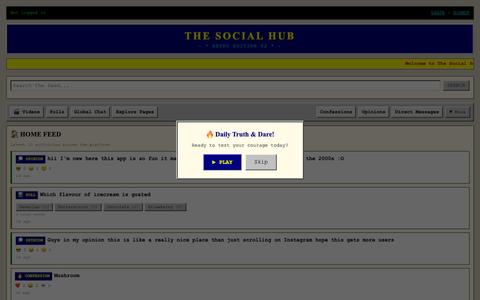 The Social Hub — screenshot
