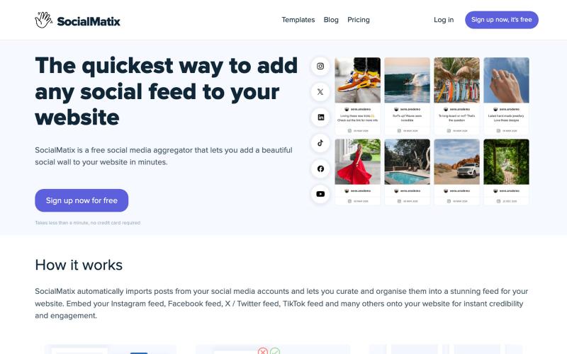 SocialMatix — screenshot