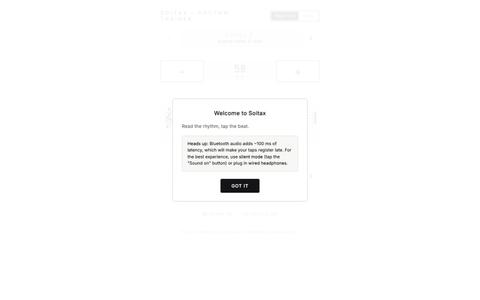 Soitax - rhythm trainer — screenshot