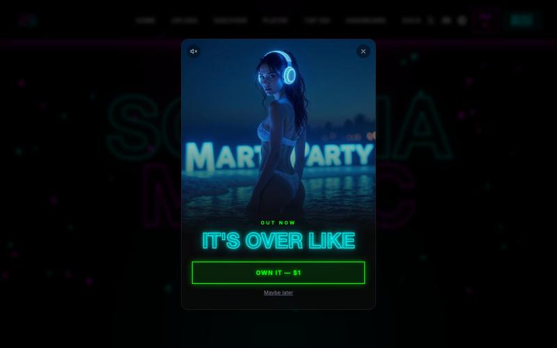 Solana Music — Own the Music You Love — screenshot