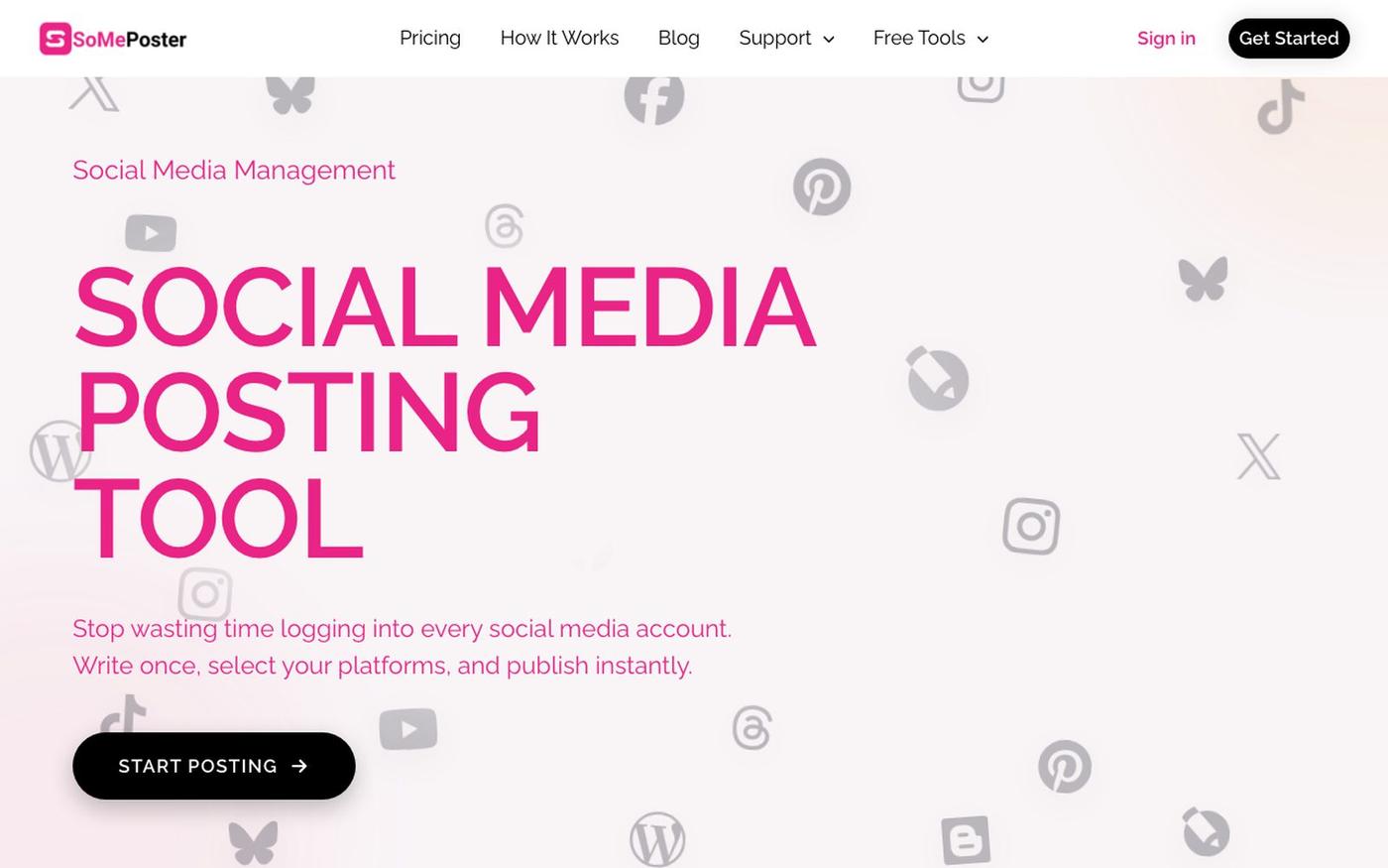 SoMePoster – Social Media Posting Tool - SoMePoster — screenshot