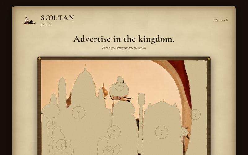 SOOLTAN — Advertise in the kingdom — screenshot