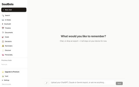 SoulAudit — screenshot