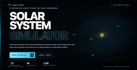 Solar System Simulator — screenshot