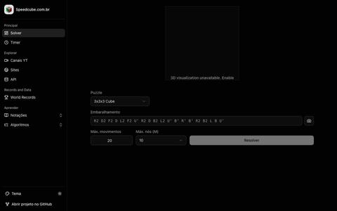 Speedcube — screenshot