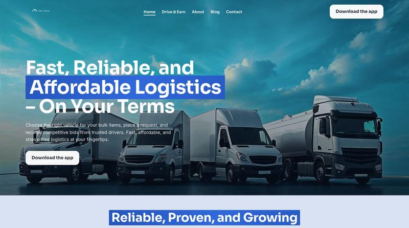 Sphere Logistics Tech — screenshot