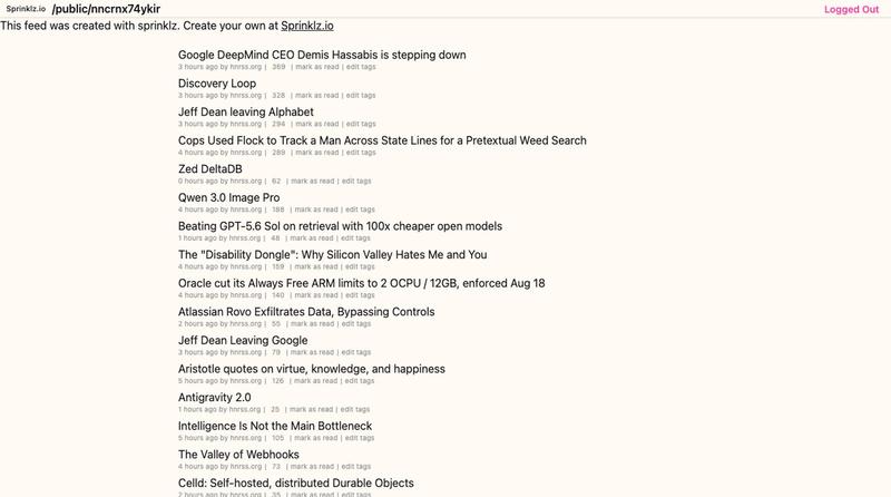 sprinklz — screenshot