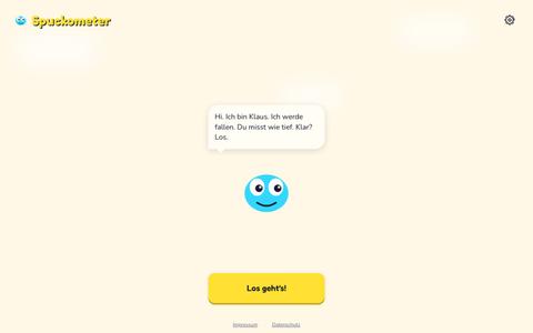 Spuckometer — screenshot