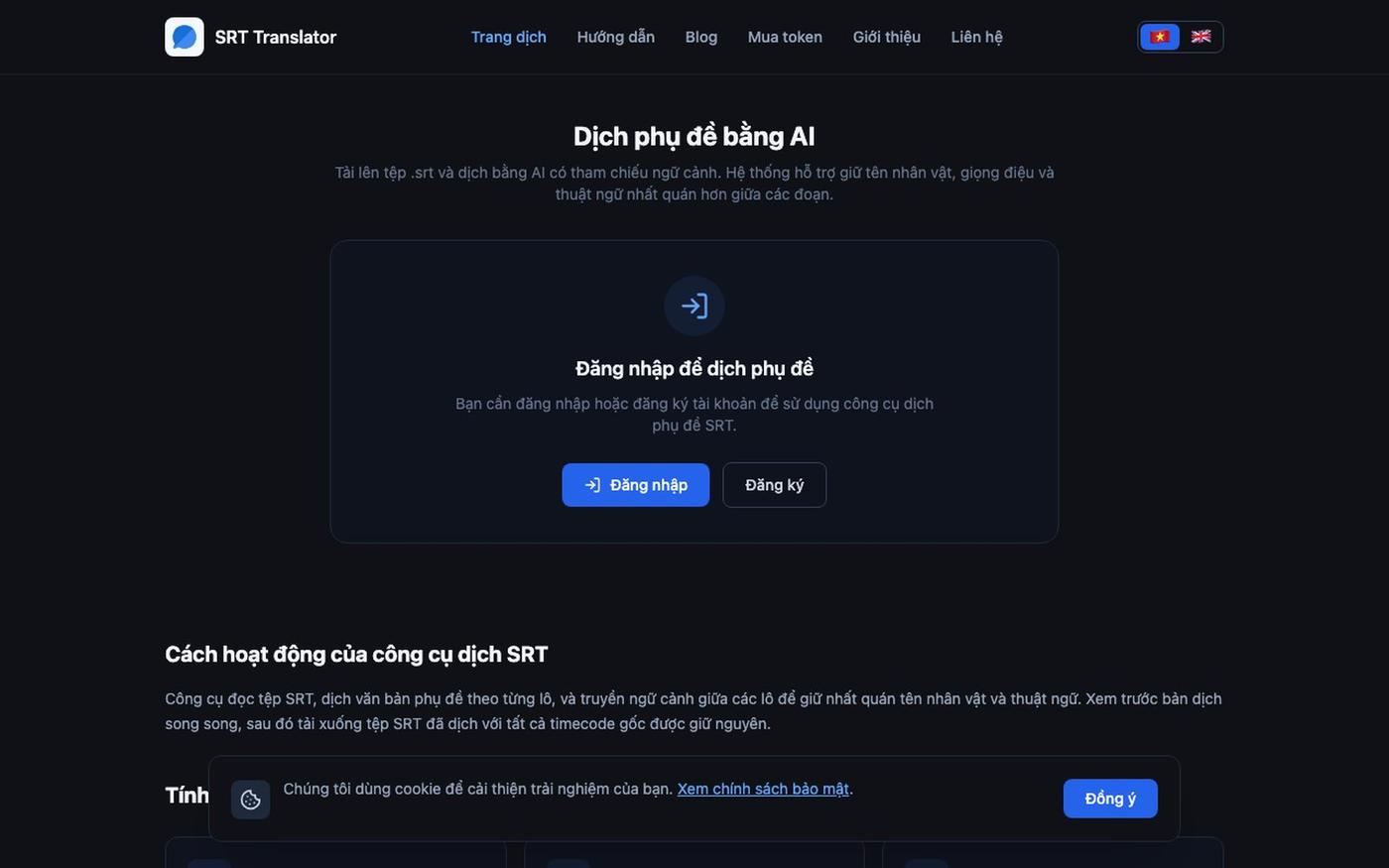 SRT Context-Aware Translator — screenshot