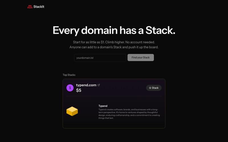 StackIt — screenshot