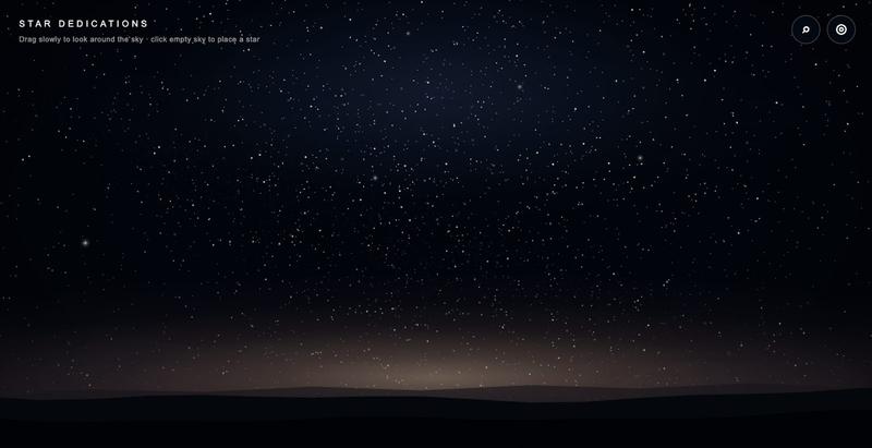 Dedicate a Star - Star Dedications — screenshot