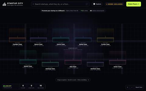 Startup City — screenshot