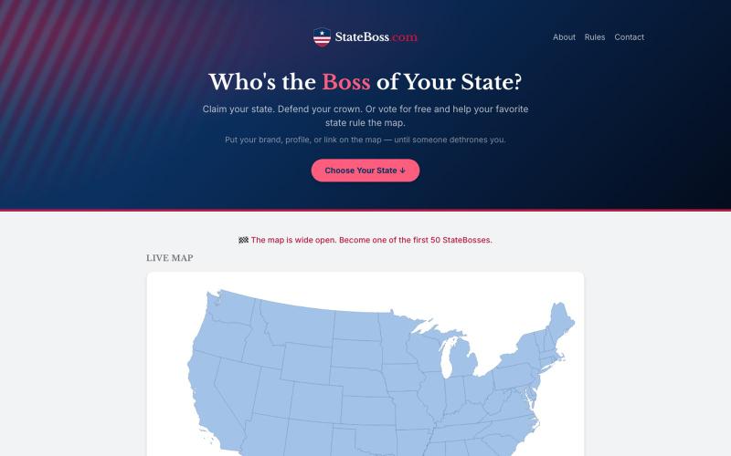 StateBoss.com — screenshot