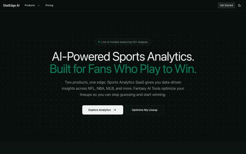 StatEdge AI — screenshot