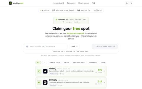 Steal the Spot — Buy the rank. Steal the spot. — screenshot