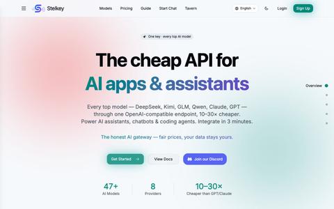 Stelkey — The honest AI gateway — screenshot