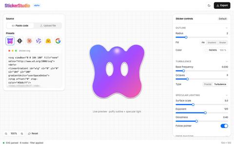 Sticker Studio — screenshot