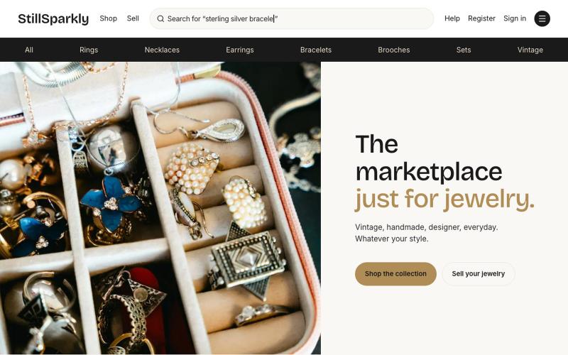 StillSparkly: Buy, Sell & Discover Jewelry — screenshot