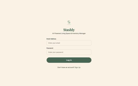 Stashly — screenshot