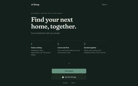 Stoop — screenshot