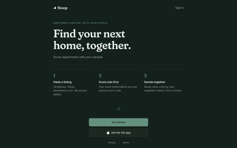Stoop — screenshot