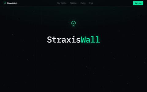 StraxisWall — Permission Checkpoint for AI Agents — screenshot