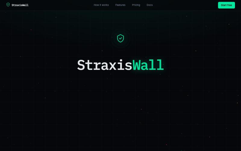 StraxisWall — Permission Checkpoint for AI Agents — screenshot
