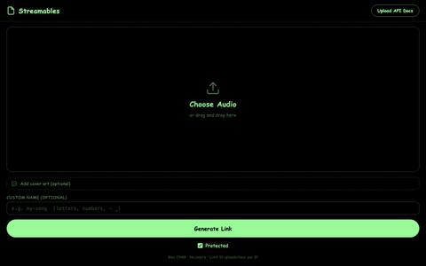 Streamables — screenshot