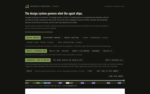 dspack-studio · Aesthetic Function Studio — screenshot