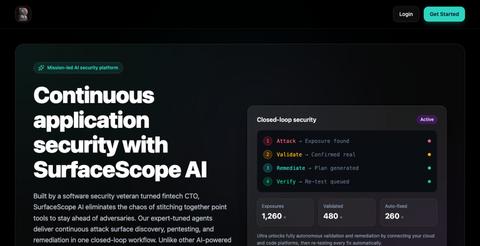 SurfaceScope - AI Powered Appsec — screenshot