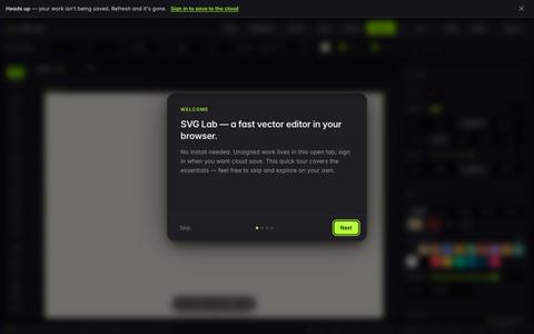 SVG Lab - Free Online SVG Editor in Your Browser — screenshot