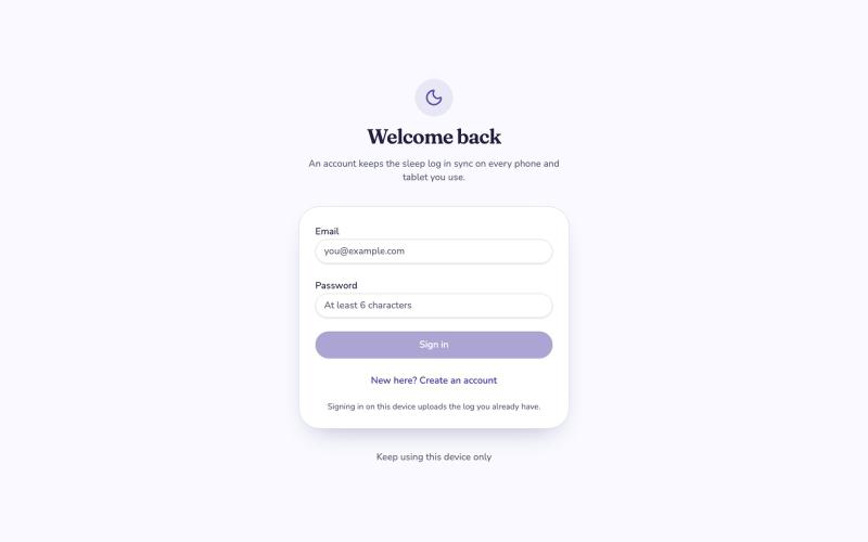 Sweet Spot — Baby Wake Window & Nap Timer — screenshot