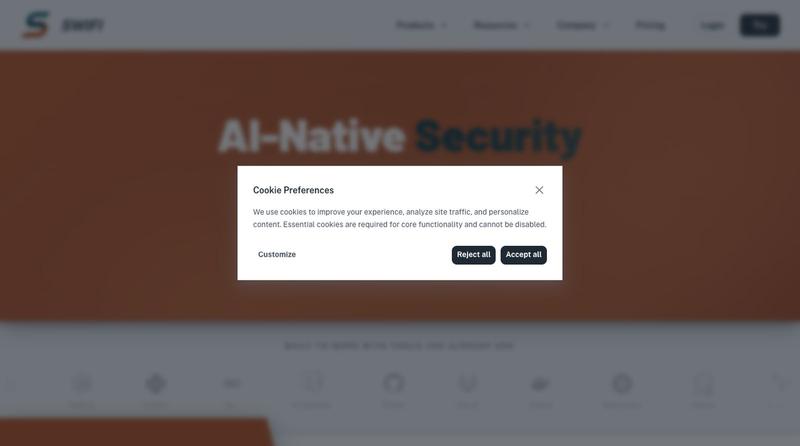 Swifi Cloud — AI-Augmented Security Platform — screenshot
