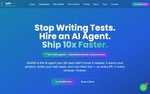 QraftAI — Ship Automation Faster | SwiftScale Software — screenshot