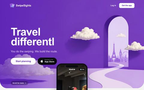 SwipeSights — Plan Group Trips by Swiping | Free Itinerary Maker — screenshot