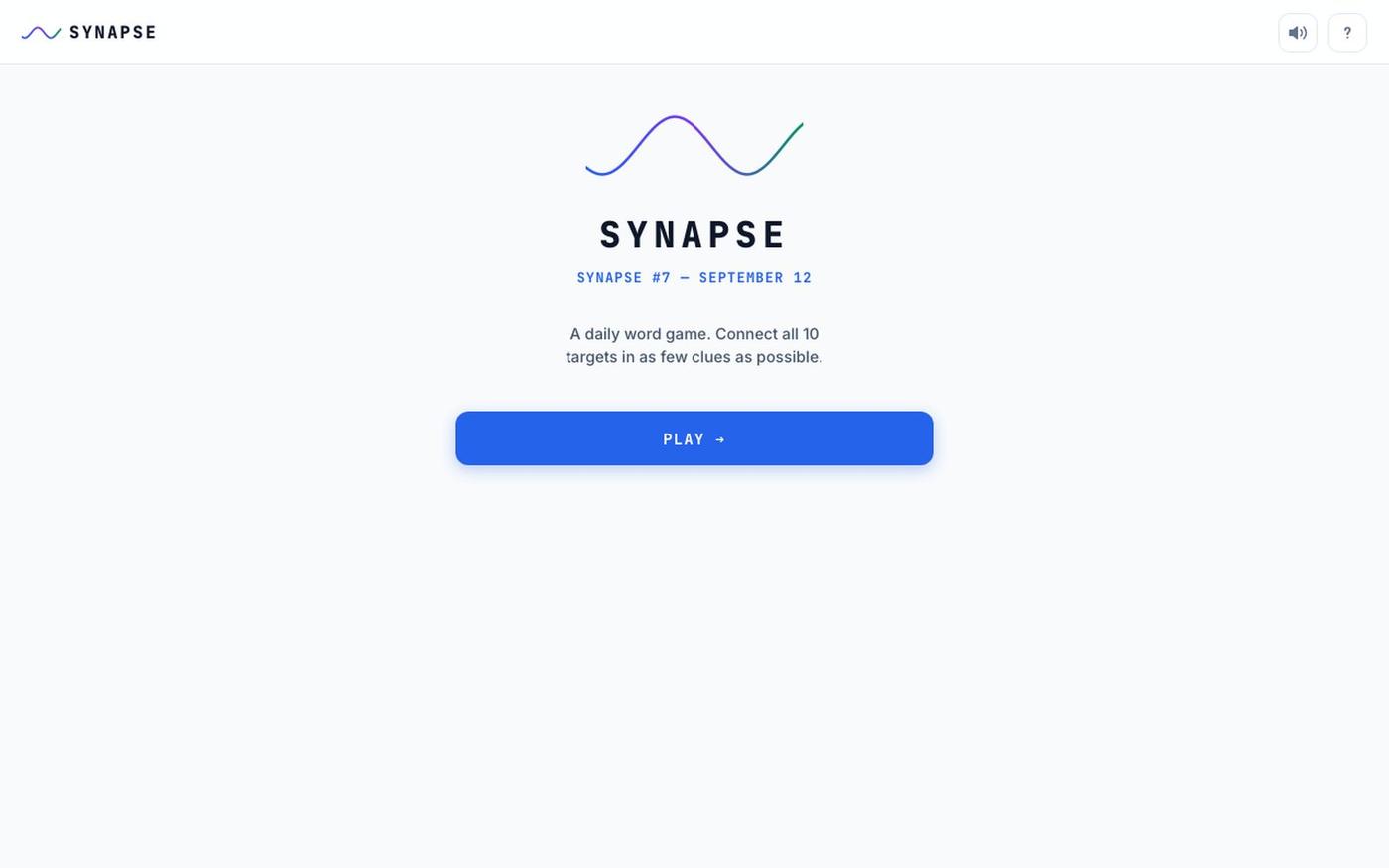 Synapse - Daily Word Game — screenshot