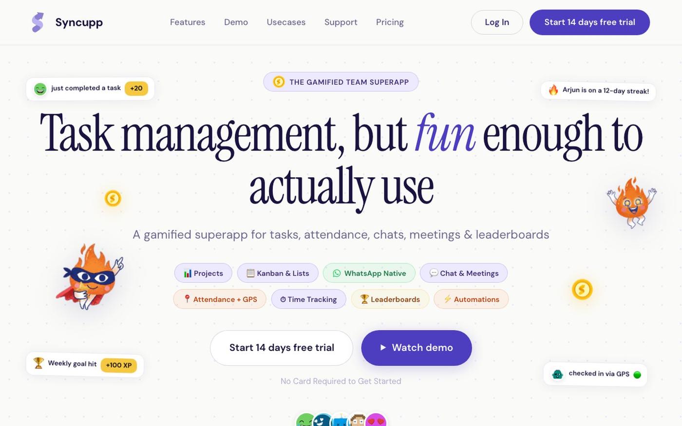Syncupp - The SuperApp for Your Business — screenshot