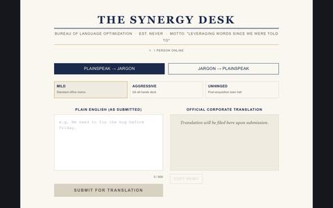 synergy-desk — screenshot