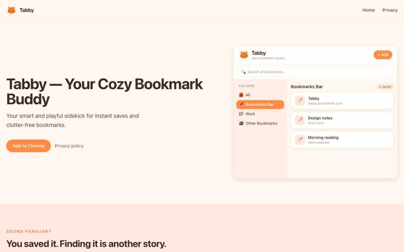 Tabby — screenshot