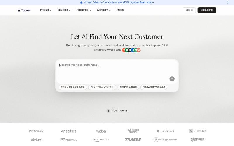 Tables - Source Quality Leads | Over 300 million verified contacts — screenshot