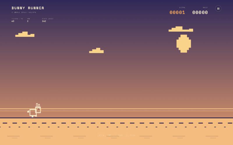 Bunny Runner — screenshot
