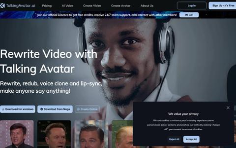 Best Talking Avatar AI in 2026 - TalkingAvatar — screenshot