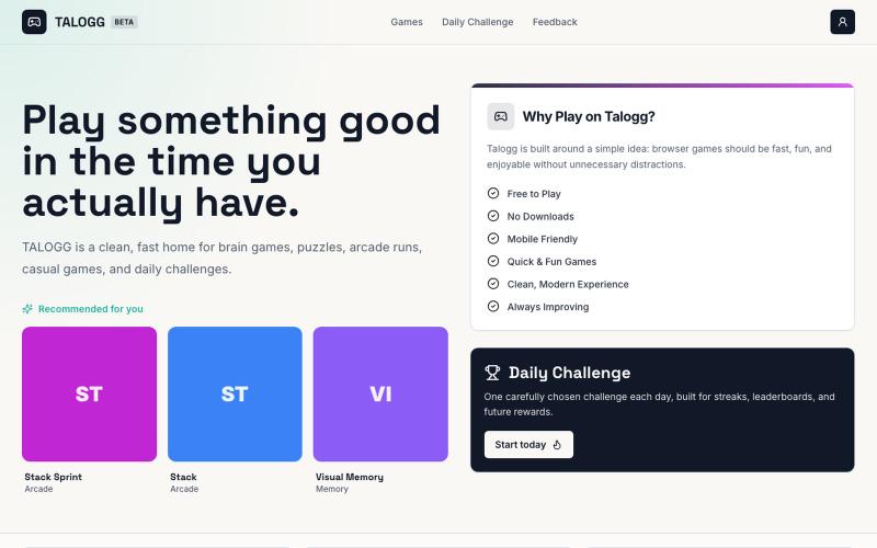 TALOGG — screenshot