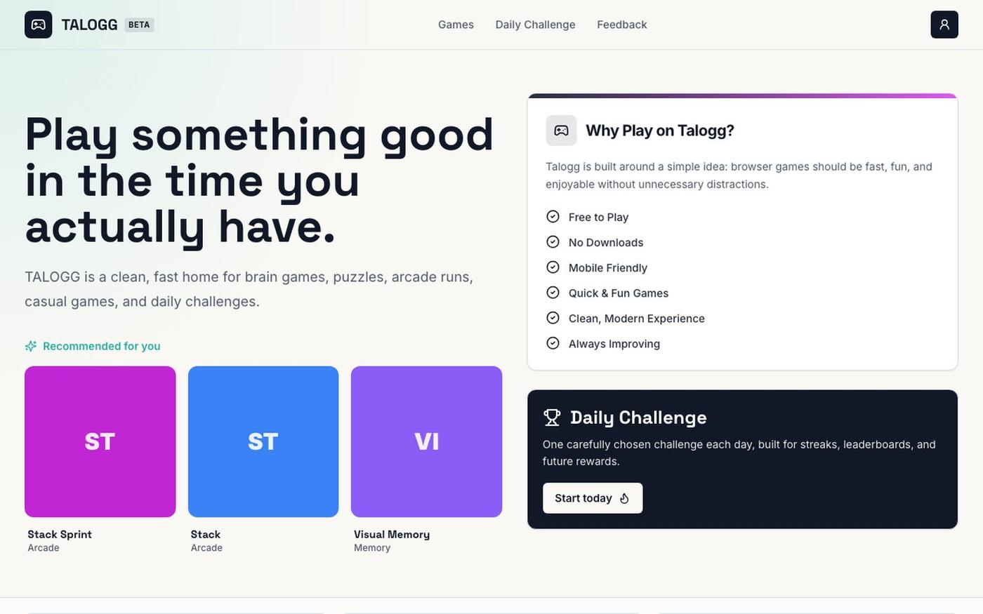 TALOGG — screenshot