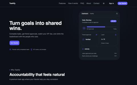 Taskify — screenshot