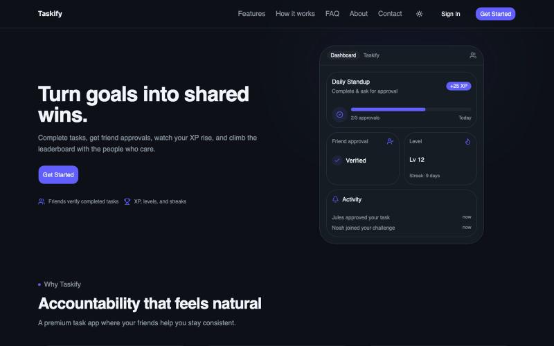 Taskify — screenshot