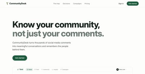 Tend | The AI community manager for creators — screenshot
