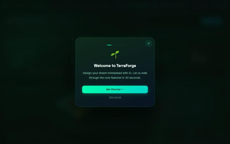 TerraForge — AI Homestead & Permaculture Planner — screenshot