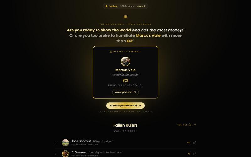 The Golden Wall — screenshot